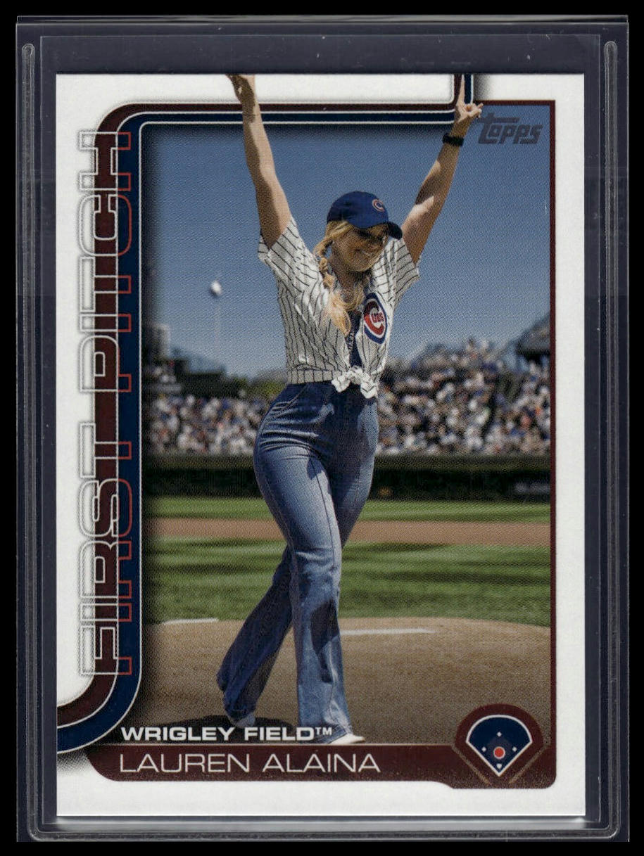 2025 Topps #FP-9 Lauren Alaina First Pitch (Series One)