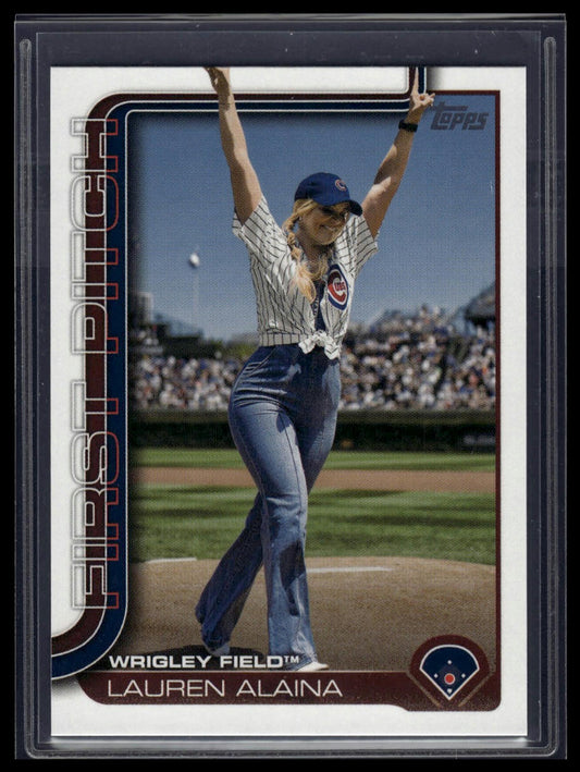 2025 Topps #FP-9 Lauren Alaina First Pitch (Series One)