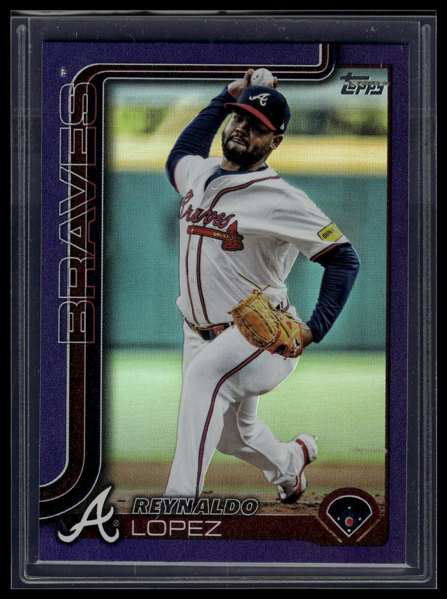 2025 Topps #435 Reynaldo López Purple Rainbow Foil #/250