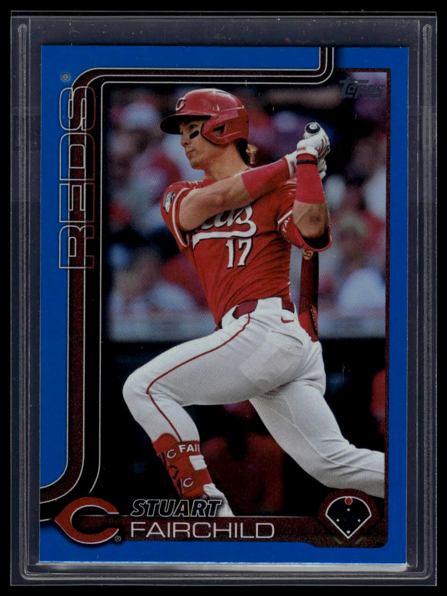 2025 Topps #608 Stuart Fairchild Blue Rainbow Foil #/150