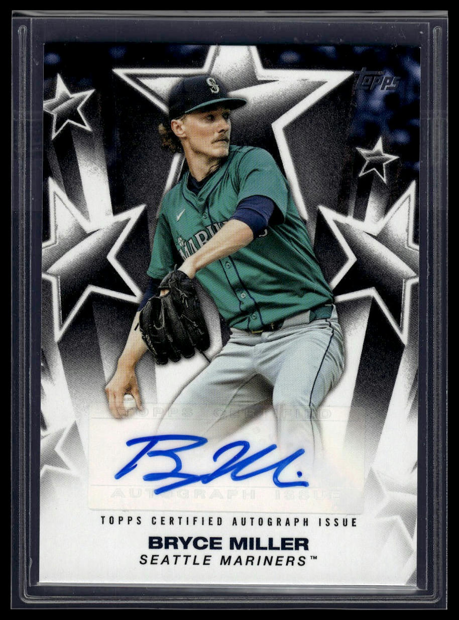 2025 Topps #BSA-BM Bryce Miller Baseball Stars Autographs (Series One)