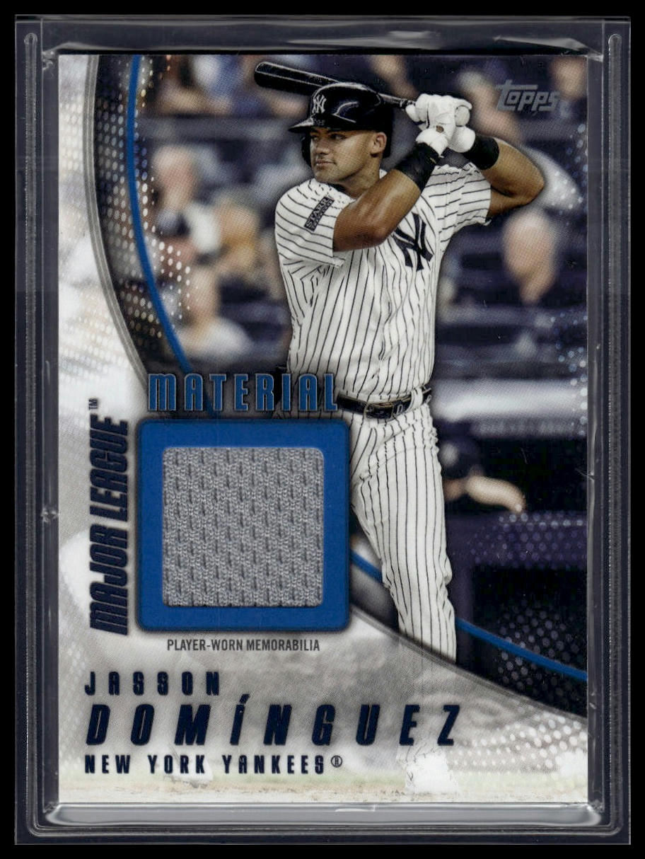 2025 Topps Jasson Domínguez Major League Material Relics Blue #/150