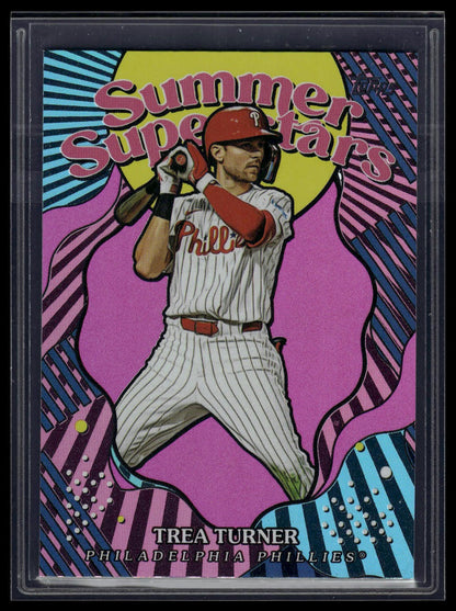2025 Topps #SS-32 Trea Turner Summer Superstars