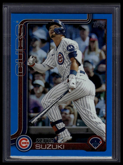 2025 Topps #457 Seiya Suzuki Blue Rainbow Foil #/150