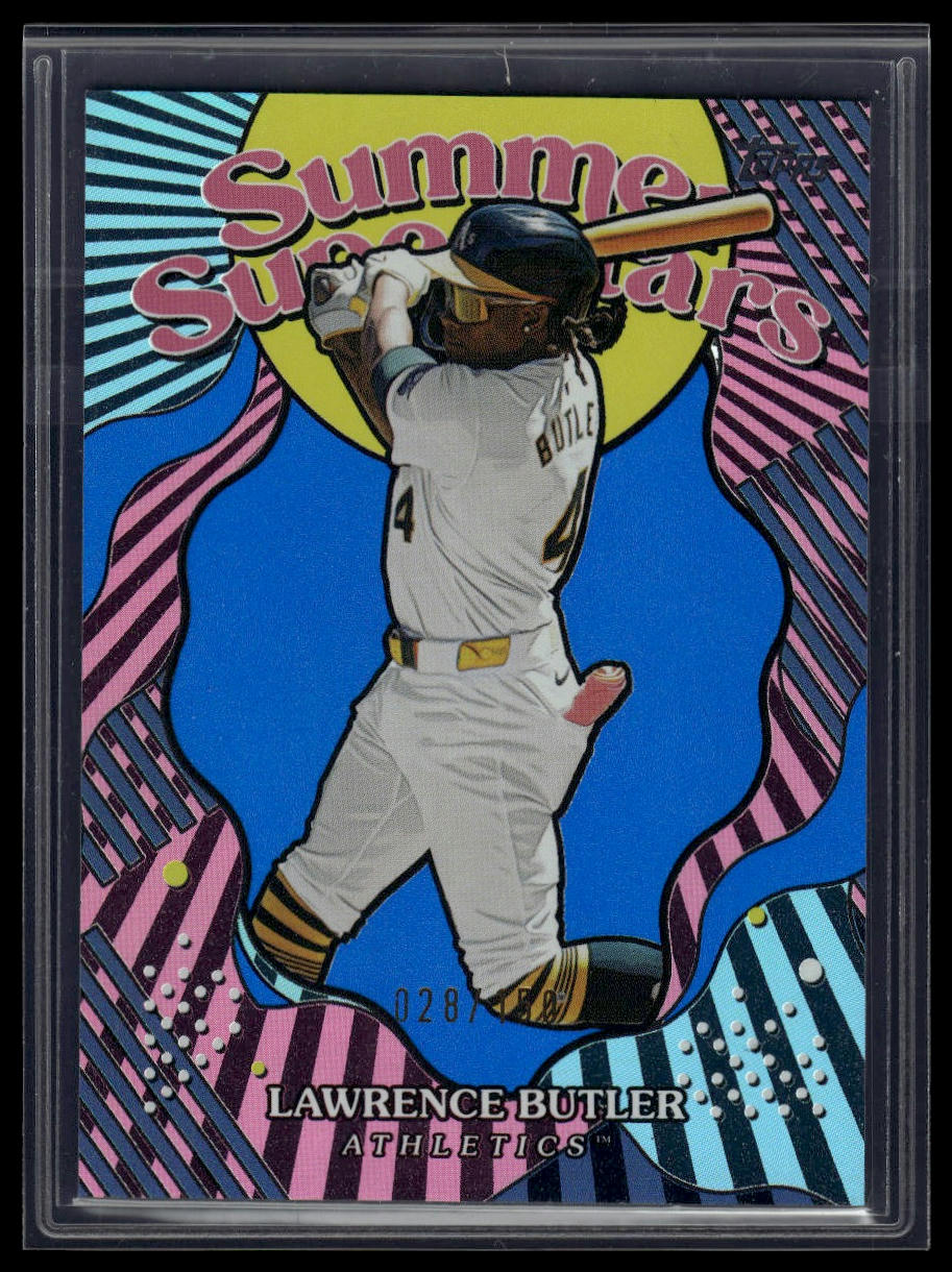 2025 Topps #SS-30 Lawrence Butler Summer Superstars Blue #/150