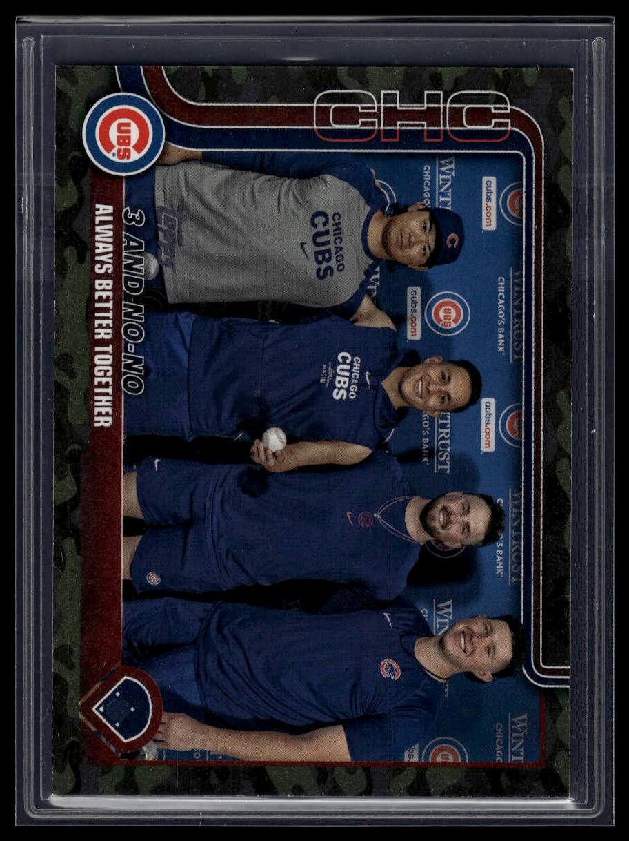 2025 Topps  3 and No-No: Always Better Together Memorial Day Camo #/25