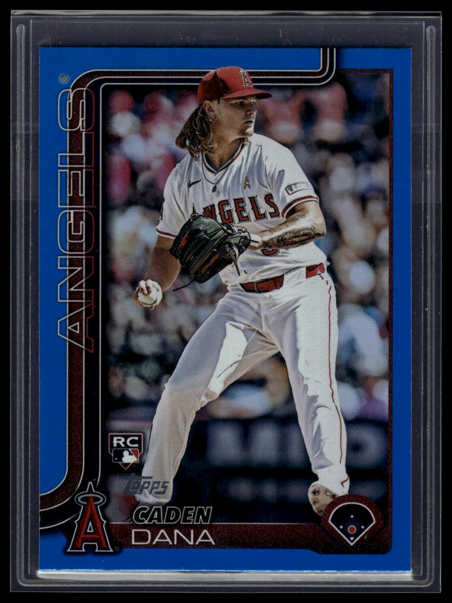 2025 Topps #422 Caden Dana Blue Rainbow Foil #/150