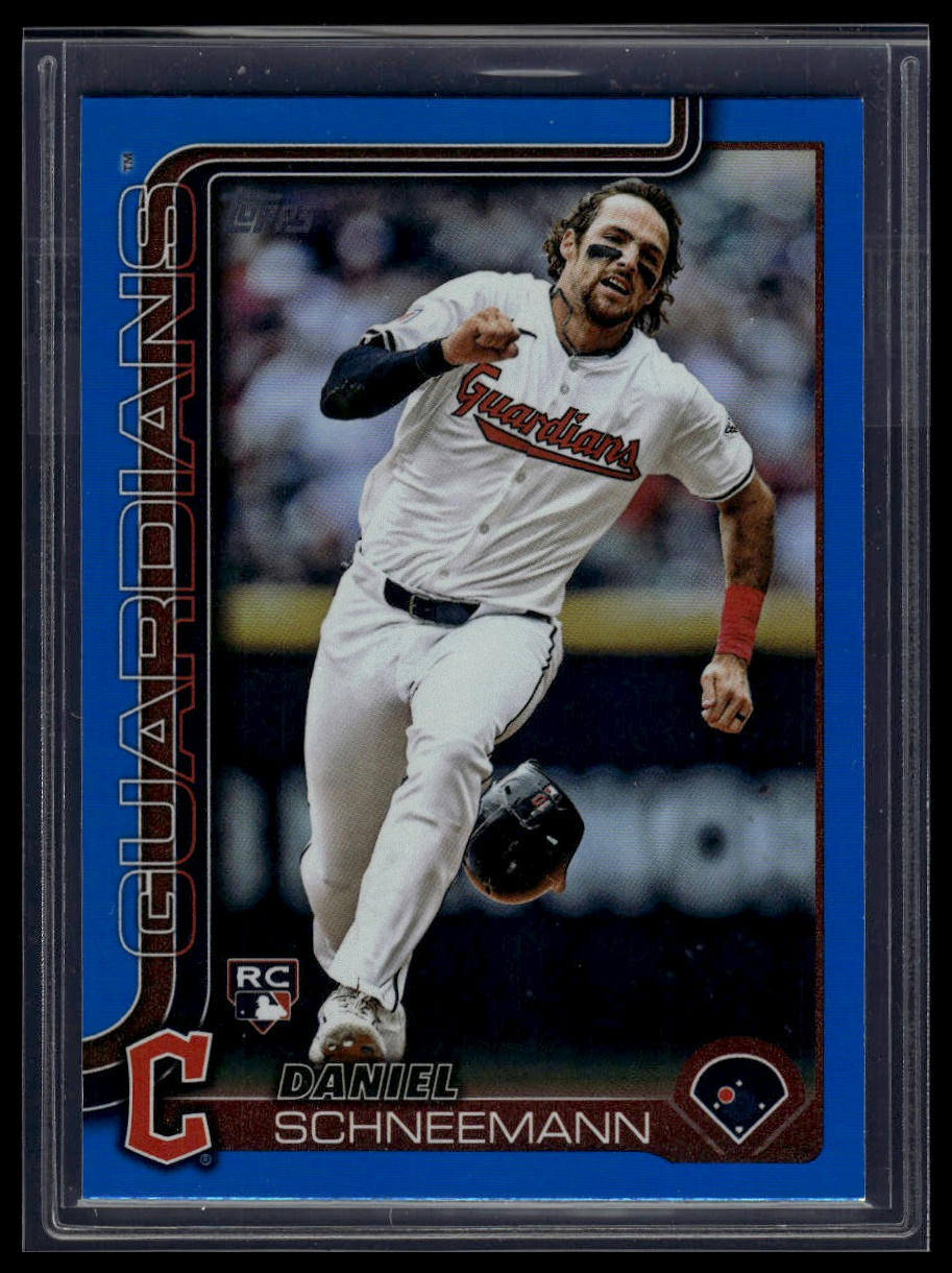 2025 Topps #574 Daniel Schneemann Blue Rainbow Foil #/150
