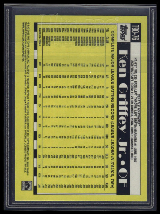 2025 Topps Ken Griffey Jr. 1990 Topps Baseball 35th Anniversary