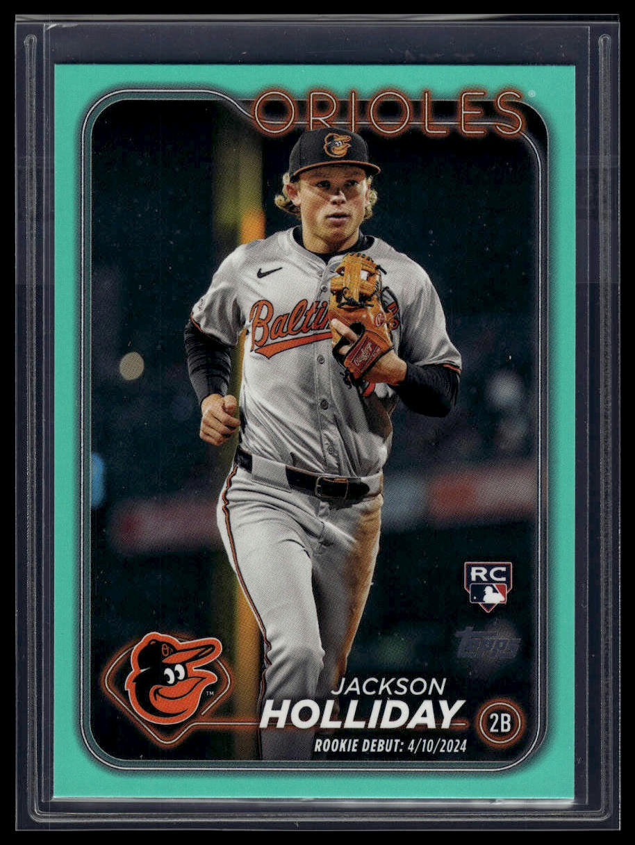 2024 Topps Update #US97 Jackson Holliday Aqua