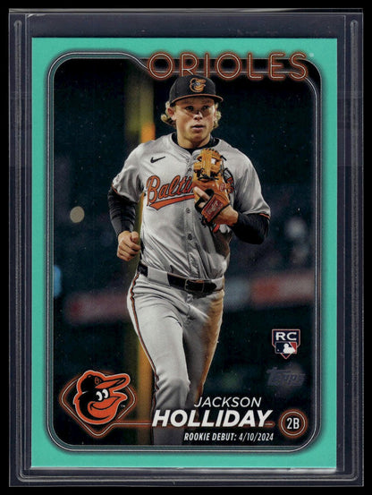 2024 Topps Update #US97 Jackson Holliday Aqua