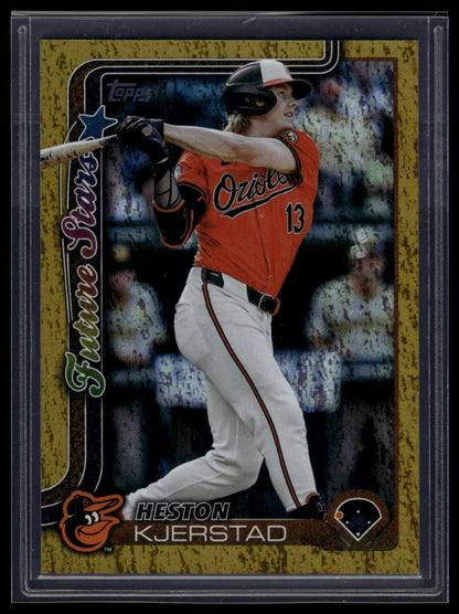 2025 Topps #630 Heston Kjerstad Gold Holo Foil #/50