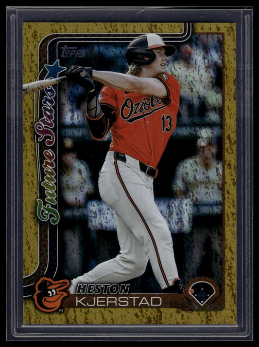2025 Topps #630 Heston Kjerstad Gold Holo Foil #/50