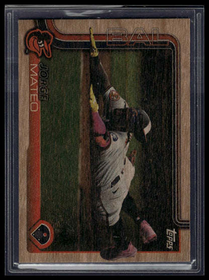 2025 Topps #484 Jorge Mateo Wood #/25
