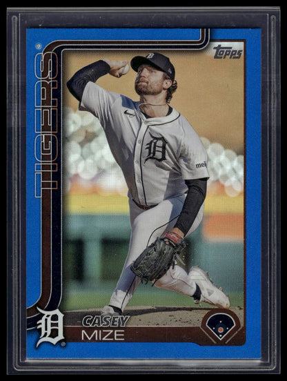 2025 Topps #315 Casey Mize Blue Rainbow Foil #/150