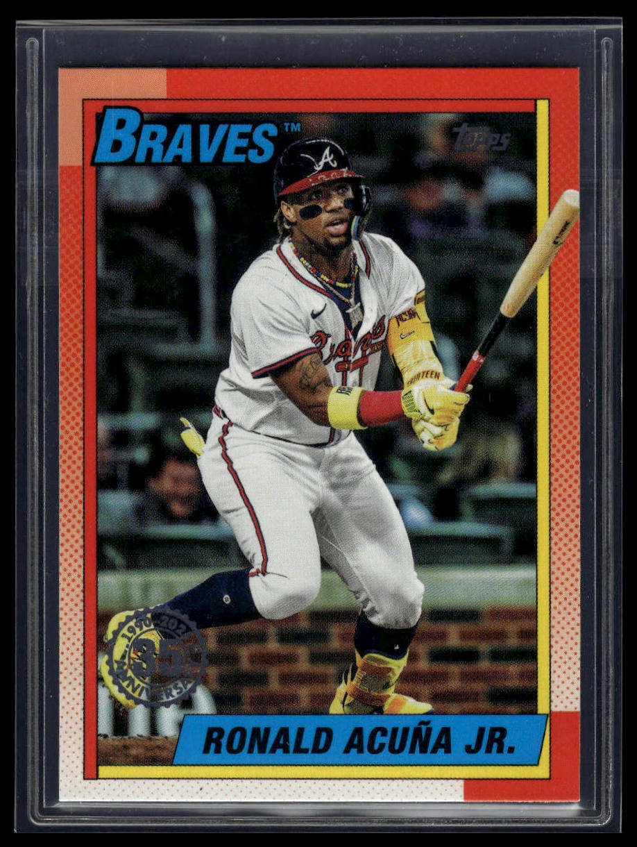 2025 Topps Ronald Acuña Jr. 1990 Topps Baseball 35th Anniversary