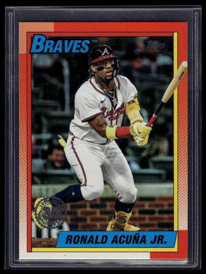 2025 Topps Ronald Acuña Jr. 1990 Topps Baseball 35th Anniversary