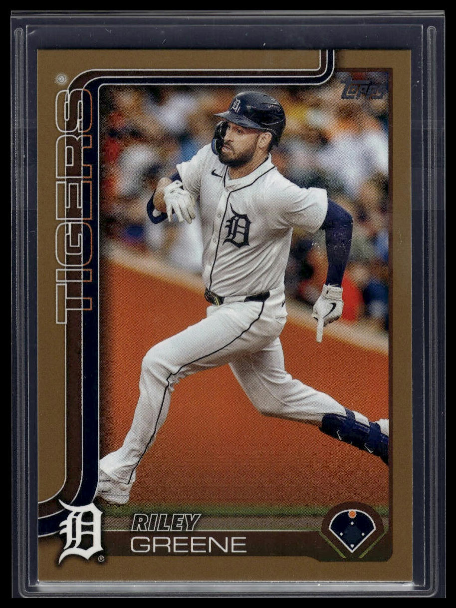 2025 Topps #332 Riley Greene Gold #/2025