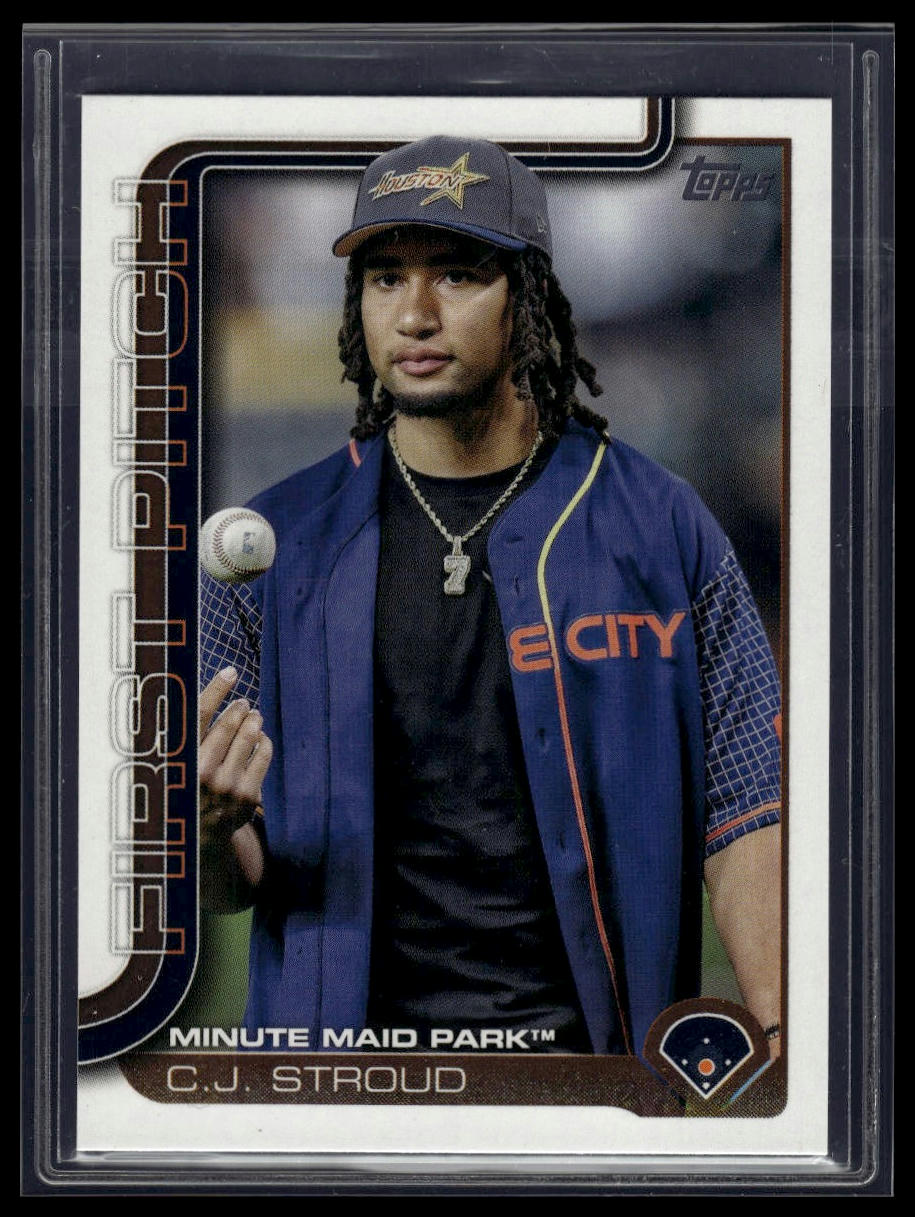 2025 Topps #FP-10 C.J. Stroud First Pitch (Series One)