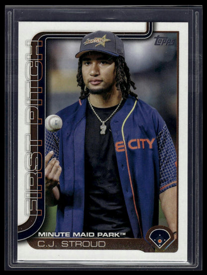 2025 Topps #FP-10 C.J. Stroud First Pitch (Series One)