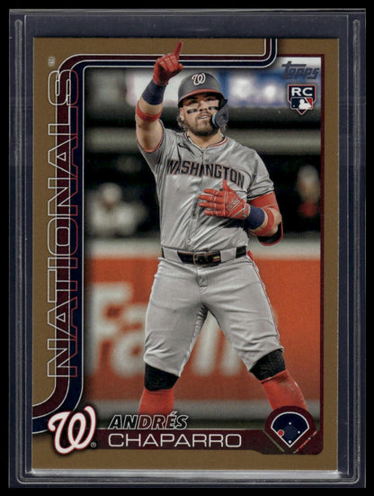 2025 Topps #167 Andres Chaparro Gold #/2025