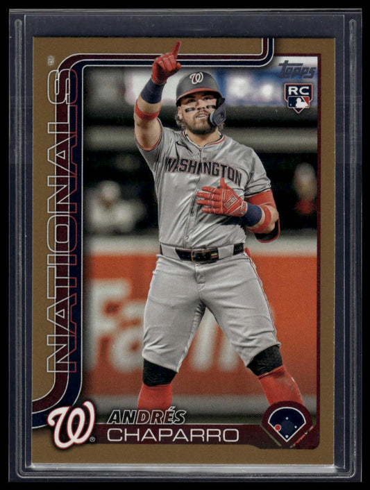 2025 Topps #167 Andres Chaparro Gold #/2025