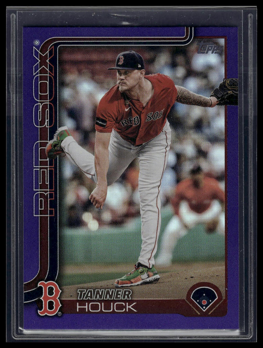 2025 Topps #46 Tanner Houck Purple Rainbow Foil #/250