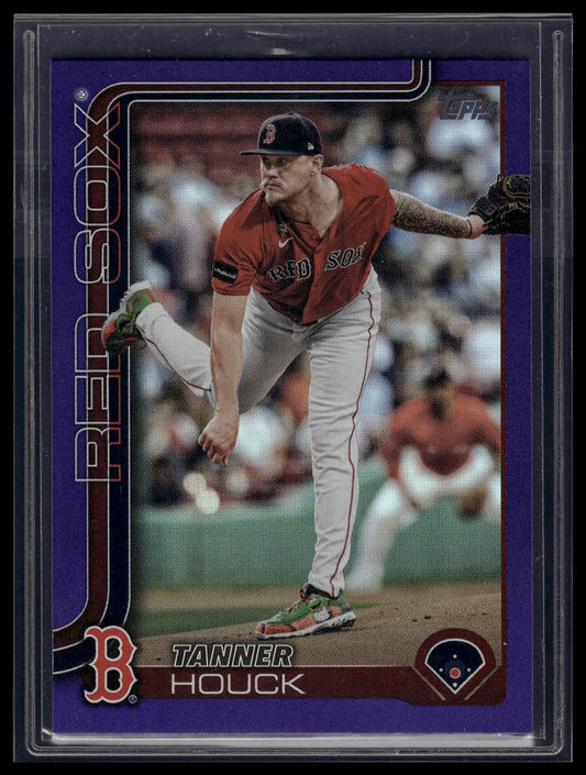 2025 Topps #46 Tanner Houck Purple Rainbow Foil #/250