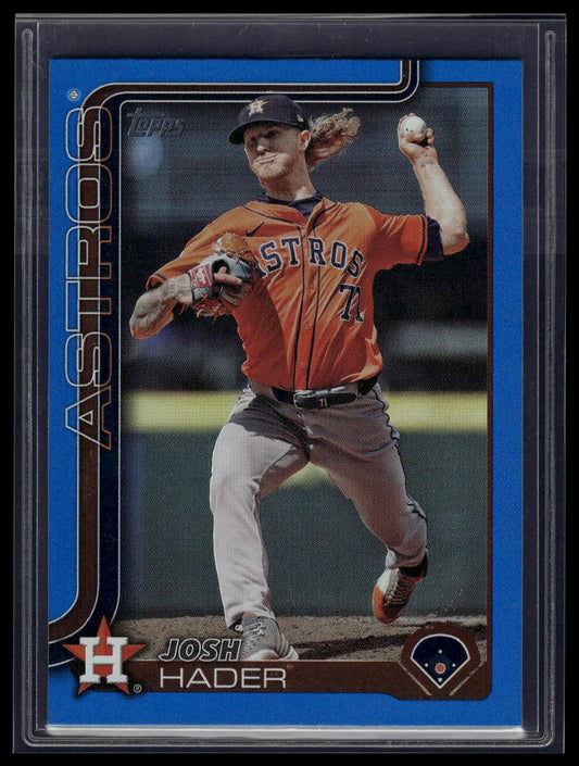 2025 Topps #271 Josh Hader Blue Rainbow Foil #/150