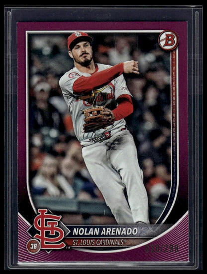 2025 Bowman #68 Nolan Arenado Fuchsia #/299