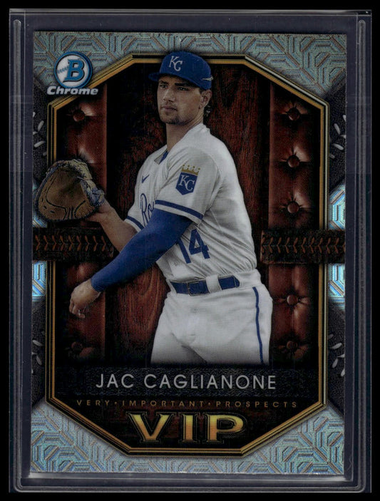 2025 Bowman #VIP-11 Jac Caglianone Very Important Prospects Mojo Refractor
