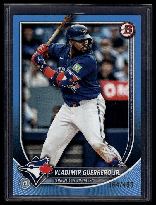 2025 Bowman #27 Vladimir Guerrero Jr. Sky Blue #/499