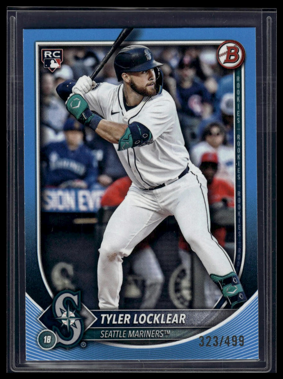 2025 Bowman #93 Tyler Locklear Sky Blue #/499