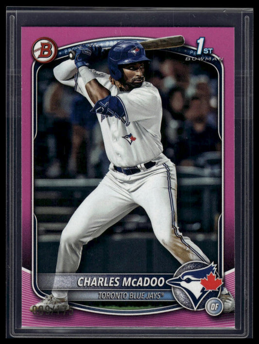 2025 Bowman #BP-150 Charles McAdoo Prospects Pink #/175