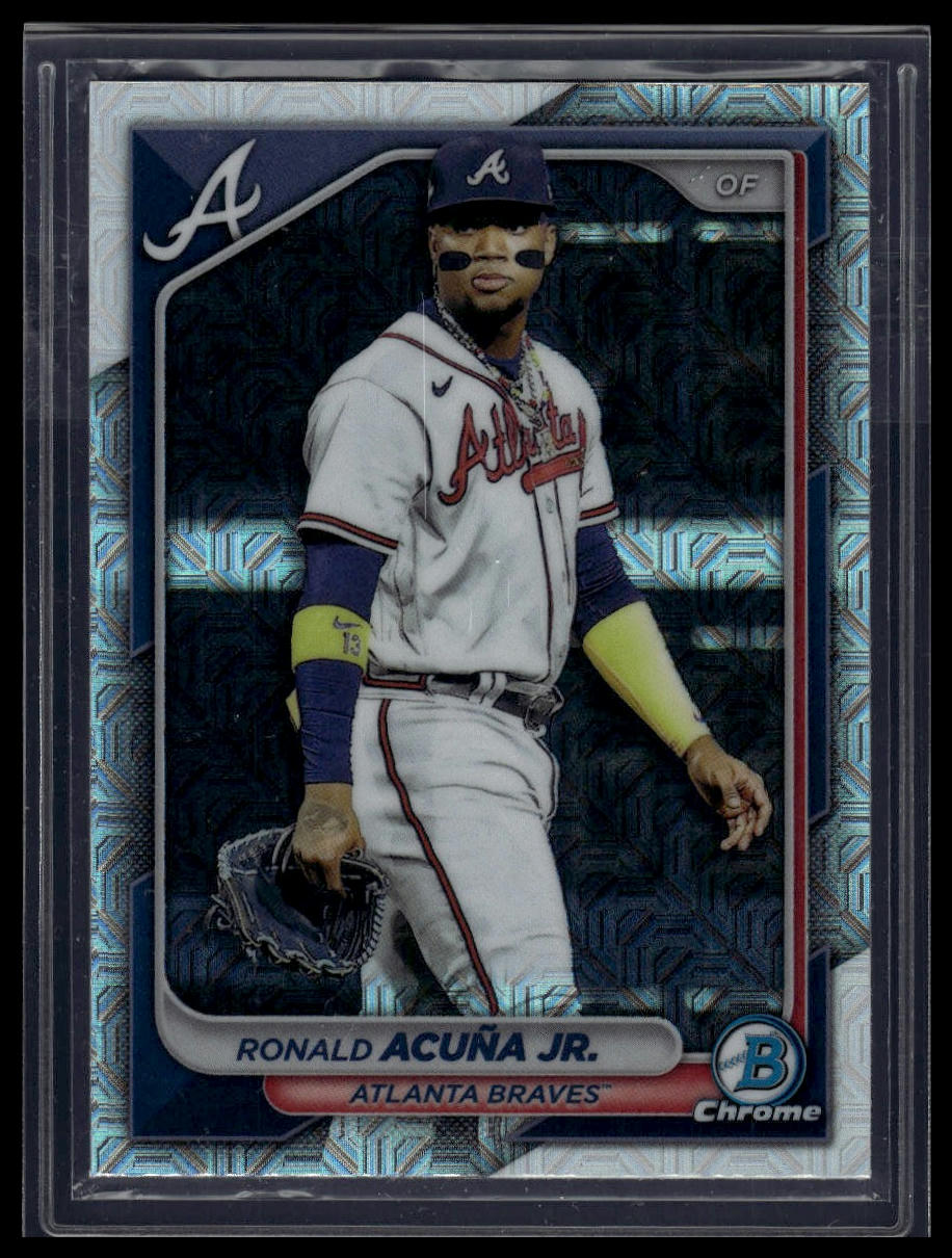 2024 Bowman #32 Ronald Acuña Jr. Chrome Mojo Refractors