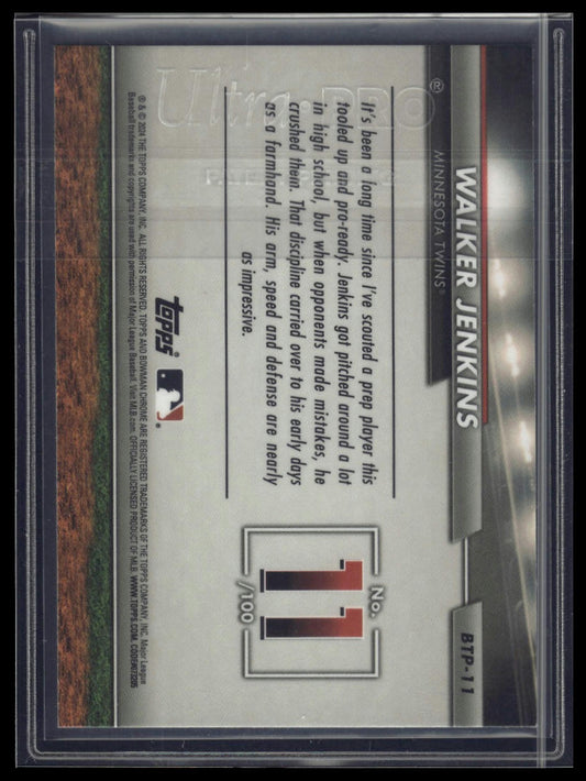 2024 Bowman #BTP-11 Walker Jenkins Bowman Scouts' Top 100