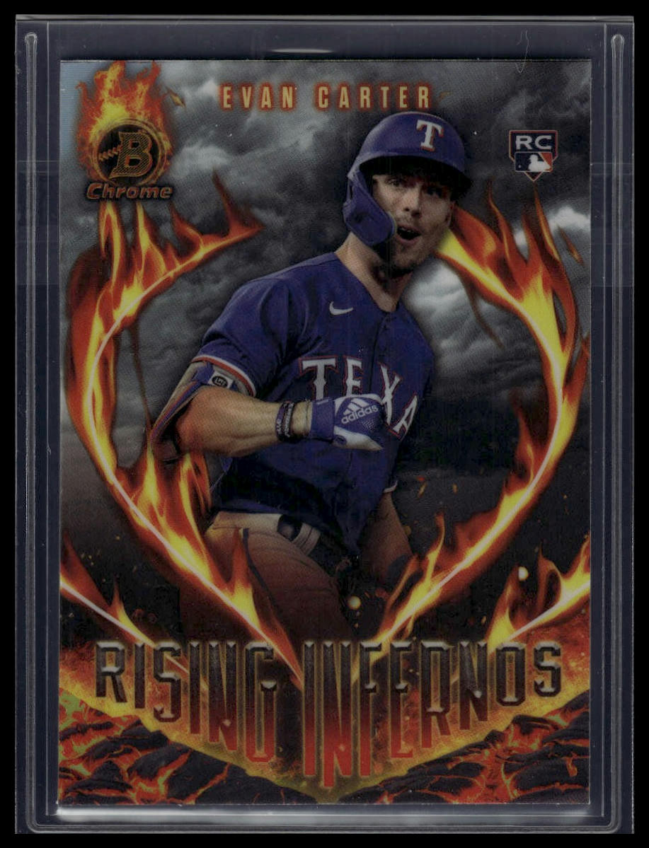 2024 Bowman #RI-5 Evan Carter Rising Infernos