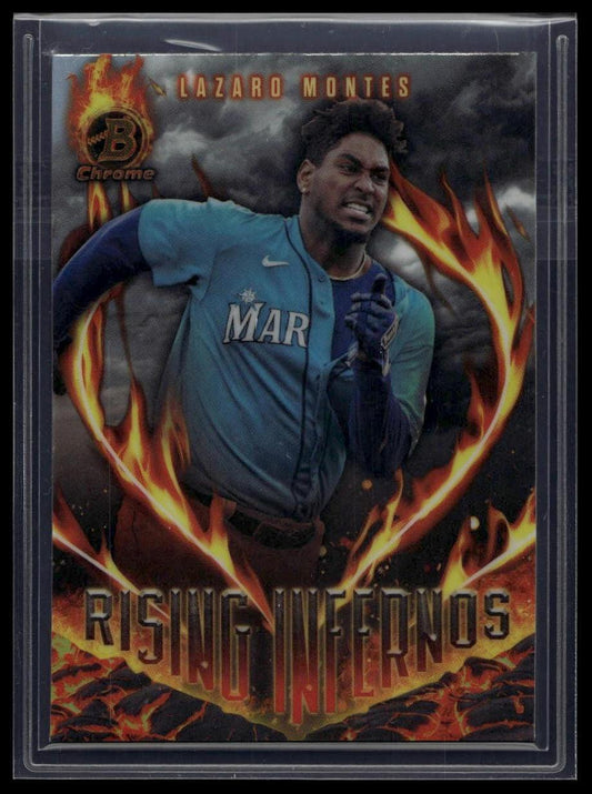 2024 Bowman #RI-19 Lazaro Montes Rising Infernos