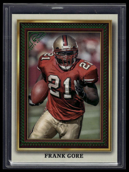 2023 Topps Composite #PG-14 Frank Gore Portrait Gallery Green #/250