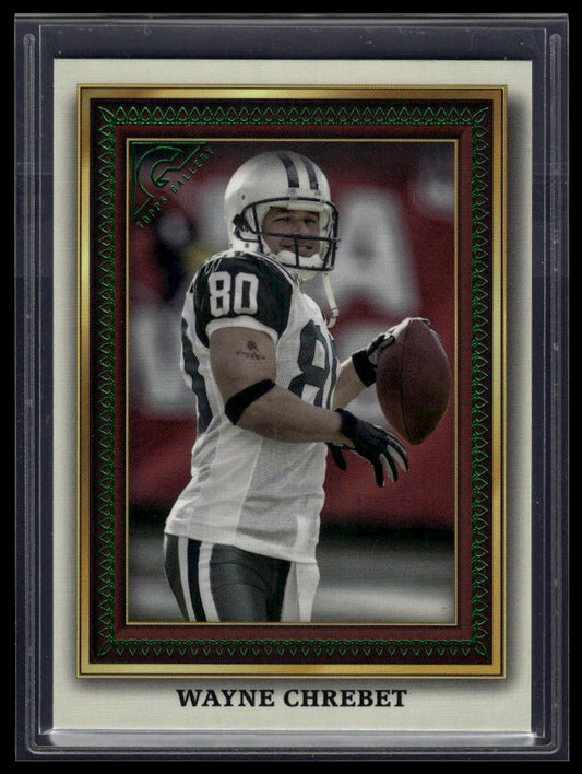 2023 Topps Composite #PG-3 Wayne Chrebet Portrait Gallery Green #/250