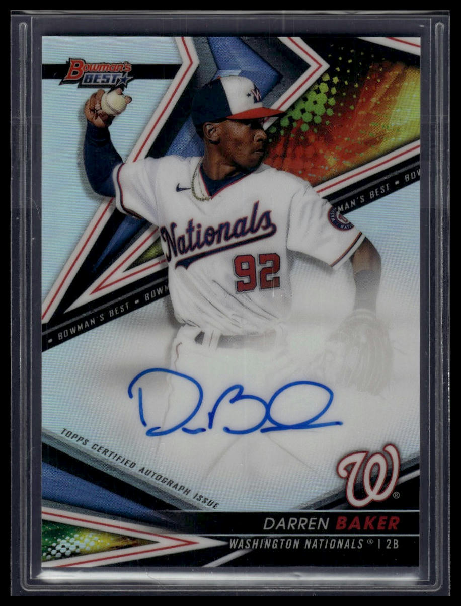 2022 Bowman's Best #B22-DBR Darren Baker Best of 2022 Autographs