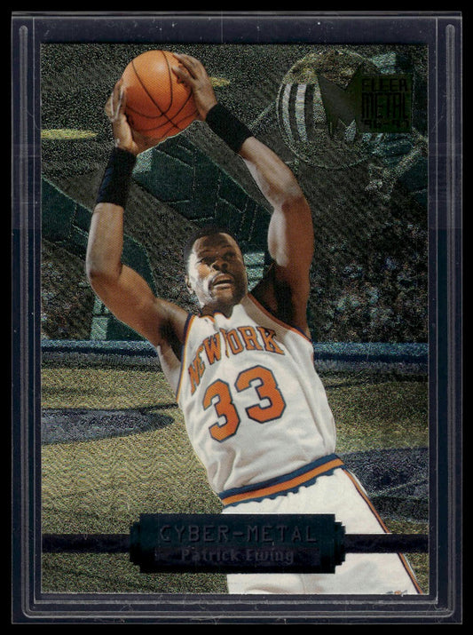 1996-97 Metal #6 Patrick Ewing Cyber-Metal