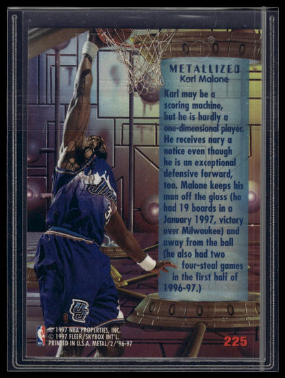 1996-97 Metal #225 Karl Malone