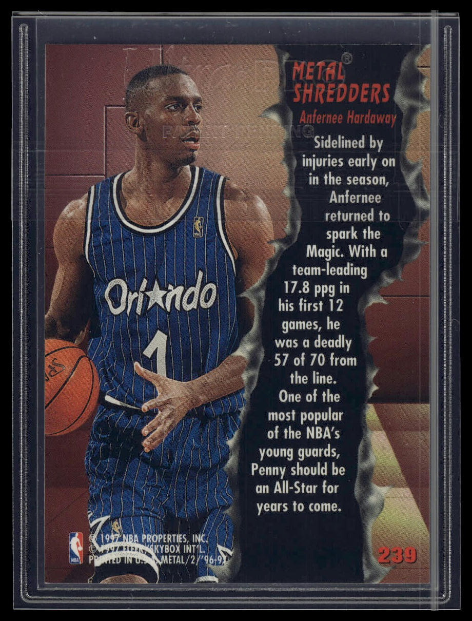 1996-97 Metal #239 Anfernee Hardaway