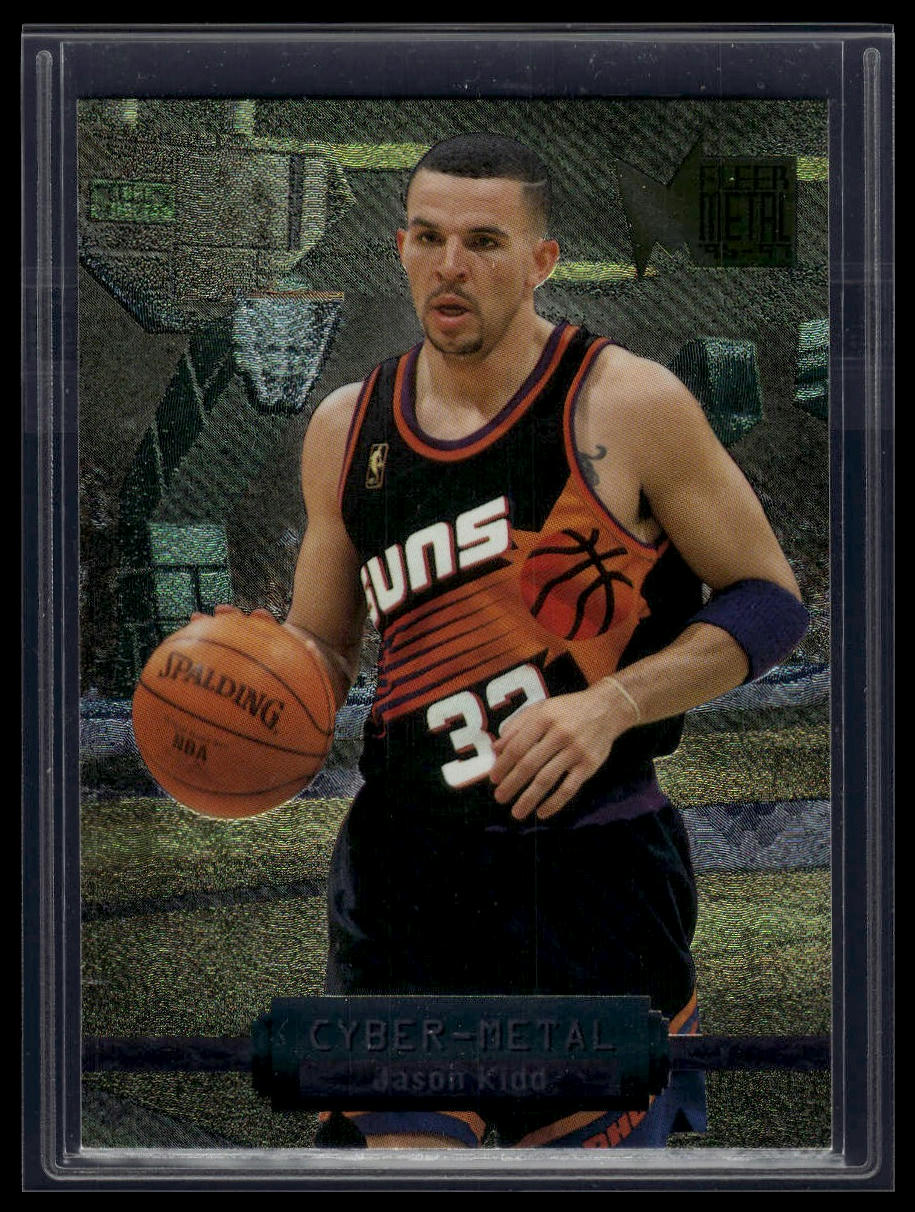 1996-97 Metal #7 Jason Kidd Cyber-Metal