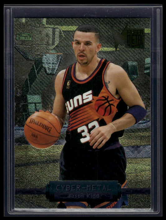 1996-97 Metal #7 Jason Kidd Cyber-Metal