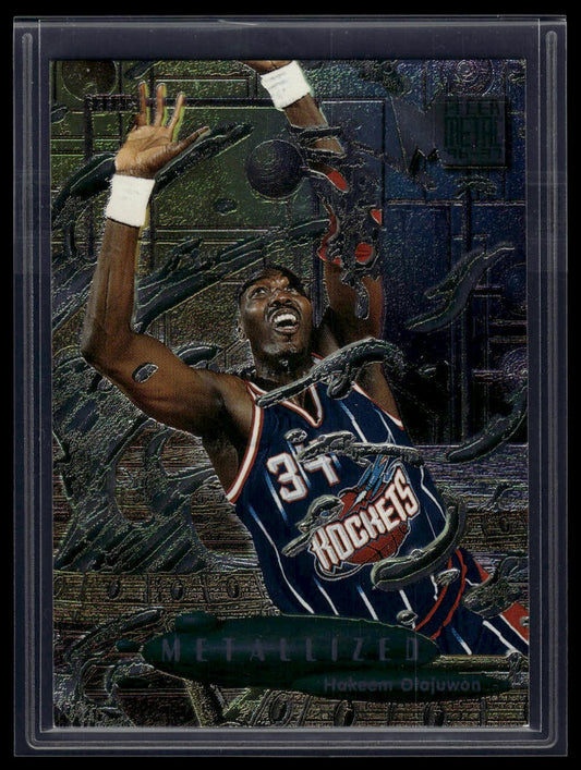 1996-97 Metal #227 Hakeem Olajuwon