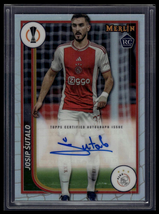 2023-24 Merlin UEFA Club Competitions #AU-JS Josip Šutalo Autographs