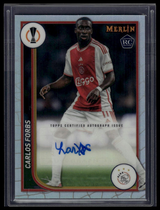 2023-24 Merlin UEFA Club Competitions #AH-CF Carlos Forbs Autographs