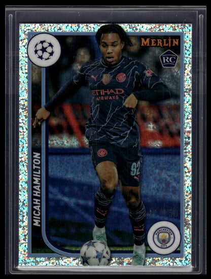 2023-24 Merlin UEFA Club Competitions #140 Micah Hamilton Speckle /150